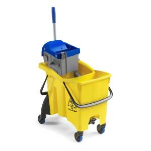 Vedro na mop Filmop Twice s kolieskami, kapacita 16+14 litrov, s lisom Boost - Vedro a miska pre domácnosť