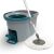 Spin Mop Turbo Pedalbetriebenes Mopp-Set mit 17-Liter-Eimer, Griff und Moppkopf