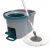 Spin Mop Turbo mit Pedal, 17L Eimer, Mopp und Stiel Set