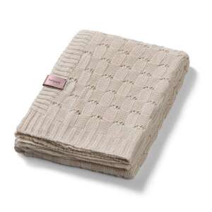 BabyOno beige knitted bamboo baby blanket 75x100cm - Babies & Toddler