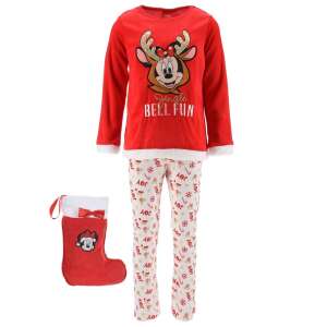 DISNEY Disney Minnie miš topla PLIŠ pidžama s čizmama Djeda Božićnjaka 5-6 godina (116 cm)