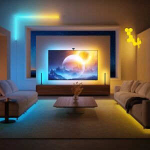 Govee Envisual T2 TV Backlight in Living Room Setting - Govee
