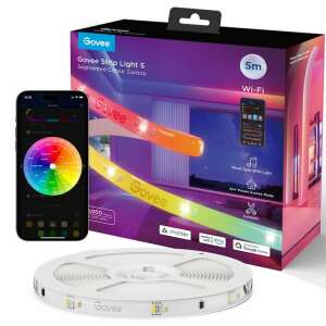 Govee Strip Light S 5m Smart LED Strip Lights with Wi-Fi and Bluetooth Control, Segmented Color Control, Music Sync, and App Control - LED Strip