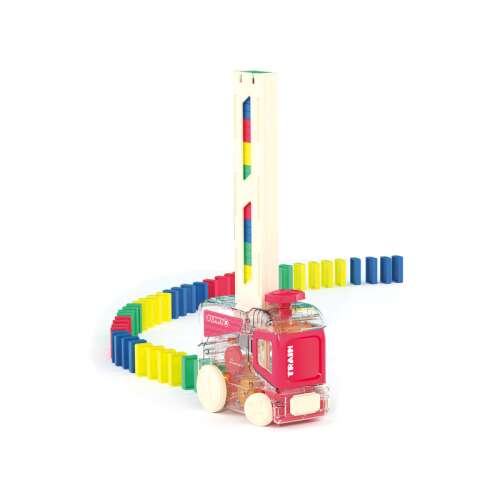 Vlak za slaganje domina - Automatsko postavljanje domina