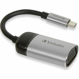 Verbatim USB-C - VGA adapter - szürke 113774657 - VGA átalakító