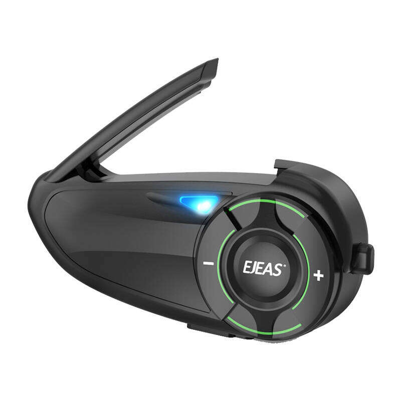 Ejeas Q8 Motoros Intercom kommunikációs rendszer - Fekete