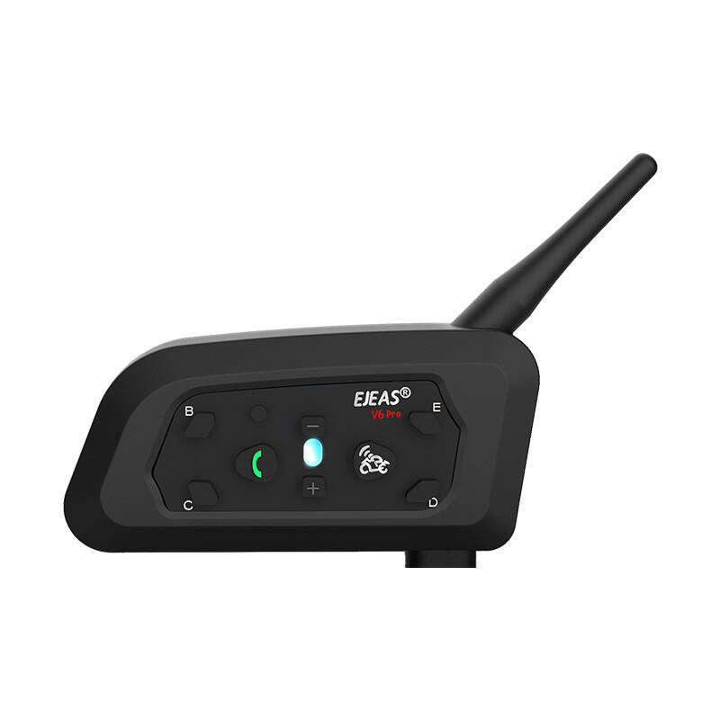 Ejeas V6PRO+ Motoros Intercom kommunikációs rendszer - Fekete
