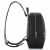 Oxybag Dixy fekete műbőr hátizsák, oldalnézet