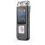 Philips VoiceTracer DVT6115 digital voice recorder, side view, compact design.