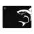 White Shark SHARK "L" gaming mouse pad, black with white shark design