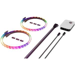 Set de benzi LED Hyte LS30 qRGB pentru modificarea carcasei PC-ului, include două benzi de 1 metru, controler Nexus Portal și accesorii de montare - Alte accesorii pentru calculatoare