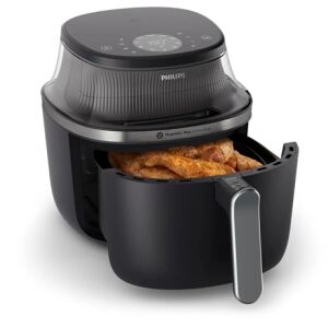 Philips Airfryer NA321/00 3000 L Heißluftfritteuse, Schwarz