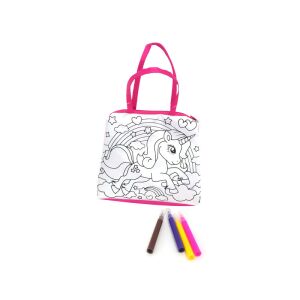 Torba za bojanje Jednorog s markerima, Torba za slikanje za djecu - Igračka