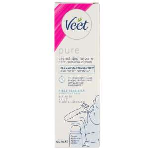Veet Pure Hair Removal Cream for Sensitive Skin, 100ml - Veet