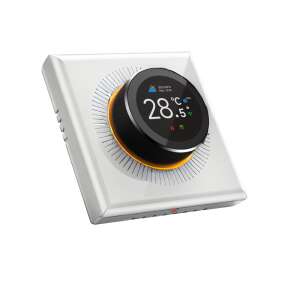 BIRAI® Smart Thermostat for Gas Boilers, White, with Rotary Control, WiFi Enabled, Tuya App Control, Alexa and Google Home Compatible - Room thermostat