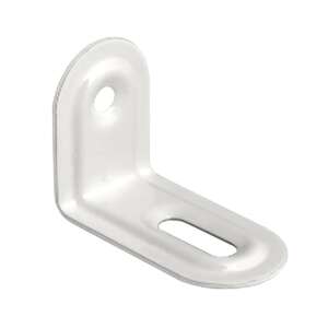 Sarokösszekötő lemez   állítható 40 x 28 x 22 / 1 mm fehér 3217380 109085386 - JKH