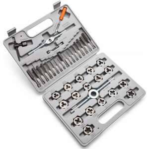 SPARTA menetfúró és menetvágó szett M3-M12 metsző-vágó fej koffer 40 részes