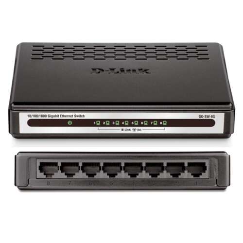 D-Link GO-SW-8G 8-Port Gigabit Ethernet Switch
