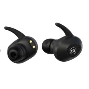 Maxell mini duo earbuds, black wireless bluetooth earphones - Headphone and Bluetooth Speaker