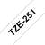 Brother Band tze-251, weiß auf schwarz, laminiert, 24mm 0.94", 8 Meter TZE251 39274389}
