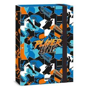 Player One GAMER A4-es füzetbox, kék és narancssárga gamer grafikával - Ars Una