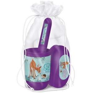 Ars Una Secret Garden 4 részes tisztasági csomag őzikés - sünis mintával, lila színben, lányoknak - Óvodai kellék