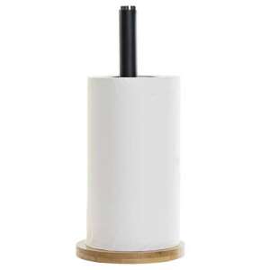 Fa papírtörlő tartó - bambusz, INOX - 34x15 cm