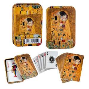 Klimt A csók kártyák fémdobozban - Kártya