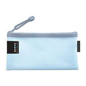 Pastelini cipzáras PVC tasak, világoskék, 23x12 cm - Pastelini