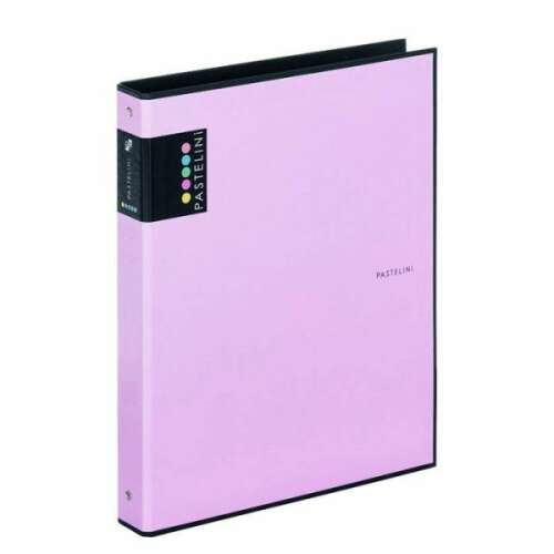 PASTELINI A4 gyűrűskönyv, pasztell lila, 4 gyűrűs
