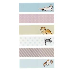 6 opakowań po 20 notatek z motywem kotów, 45x12mm - Artykuły biurowe