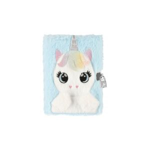 Plüss Unikornis Napló - A5 - Világoskék