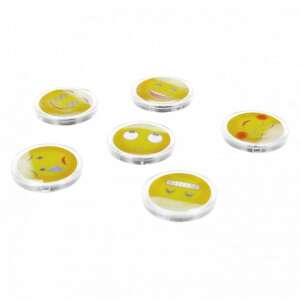 Starpak Emoji Hűtőmágnesek - 6 db, 3 cm