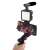 Platinet vlog kit handheld: smartphone recording with microphone and LED light