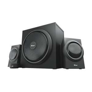 Trust Yuri 2.1 speaker set, black, with subwoofer and two satellite speakers - PC speaker