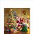 Karácsonyi szalvéta - 25x25 cm - Télapó a karácsonyfánál / Gifts under Christmas tree 109136135