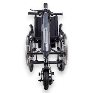 inSPORTline Oppatia elektromos kerekesszék első kerék, fekete, elülső nézet - Kerekesszék