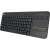 Logitech K400 Plus drahtlose Tastatur mit Touchpad, schwarz