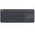 Logitech K400 Plus drahtlose Tastatur mit Touchpad, schwarz