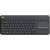 Logitech K400 Plus безжична клавиатура с тъчпад, черен