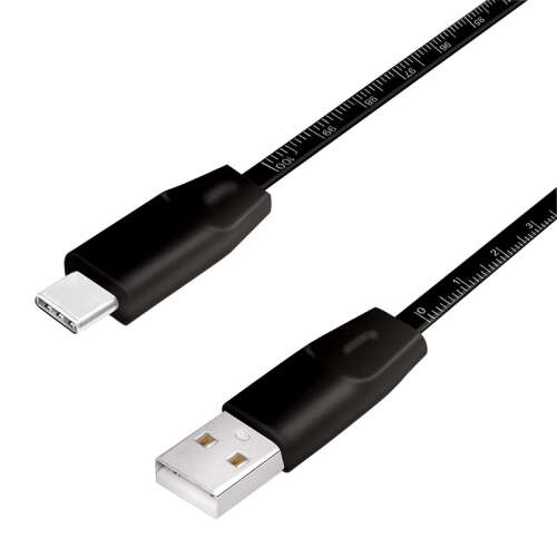 LogiLink CU0157 USB 2.0 1 M USB A USB C Czarny kabel 109138307