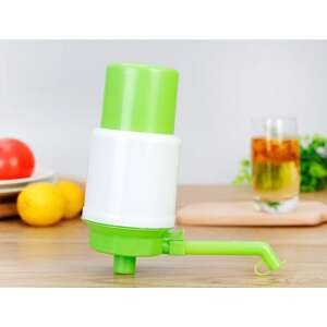Green manual water dispenser pump for bottled water, easy to use, portable, perfect for home, office, school, camping - Manual water dispenser