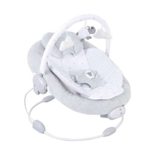 FreeON Rest 'n Play rezgő-zenélő pihenőszék babáknak, szürke bárány mintával