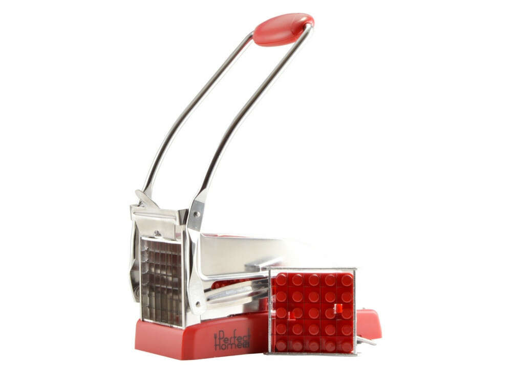 Hasábburgonya vágó