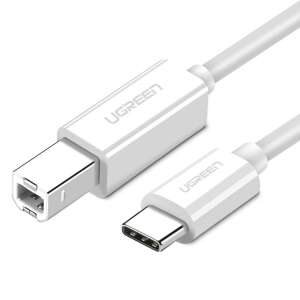 UGREEN US241 USB-C to USB-B printer cable, 1.5m, white - Data Cable