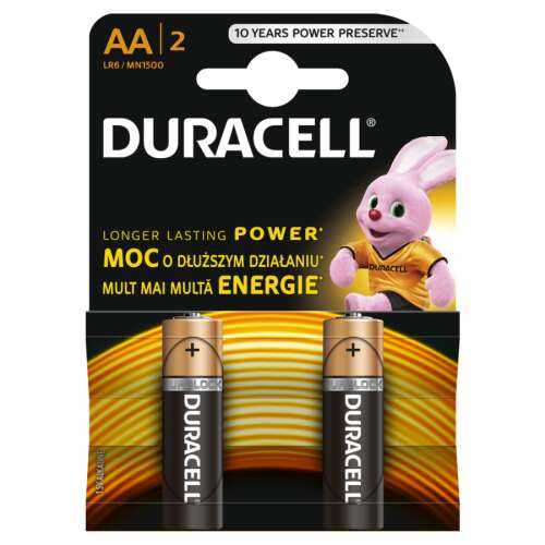 Duracell Basic LR6 / AA alkáli elemek 2 db 40391475