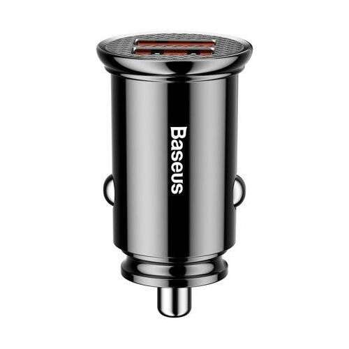 Încărcător auto Baseus CCALL-YD01 Negru cu porturi USB duble