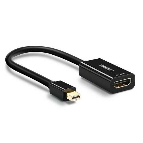 Адаптер UGREEN mini DisplayPort към HDMI, 4K резолюция, черен