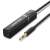 UGREEN Bluetooth 5.0 jeladó aptX-el, fekete, 3.5mm jack, micro USB
