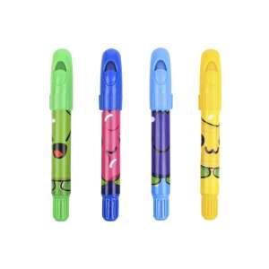 Creioane parfumate Fruitysquad, 4 bucăți, culori și arome variate - Pixuri